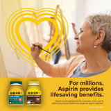 Bayer Aspirina Recubierta 325 mg prevención cardíaca indicación médica.