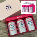 BB LAB Good Night Collagen paquete tres, presentación práctica para rutina diaria.