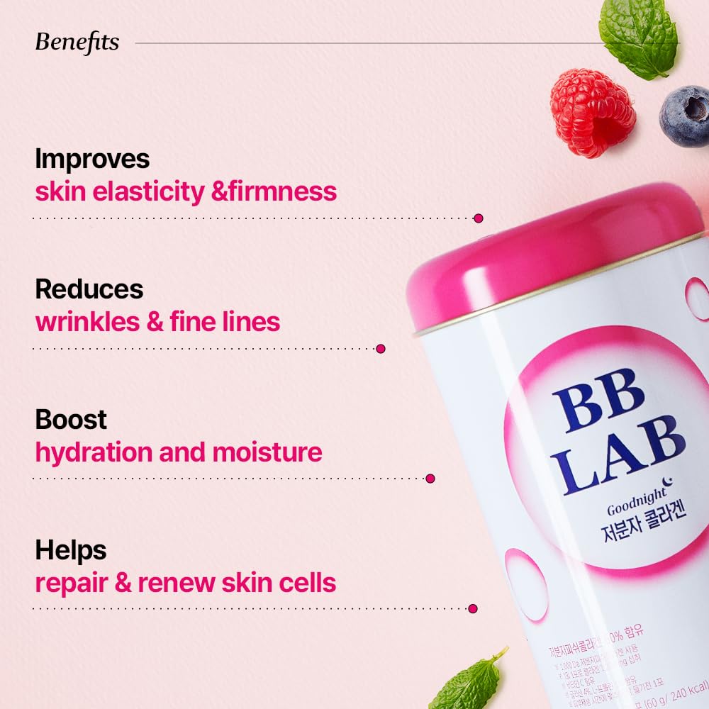 BB LAB Good Night Collagen ingredientes clave: colágeno de pescado y vitamina C.