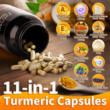 BBEEAAUU Ingredientes clave: curcuminoides y pimienta para absorción.