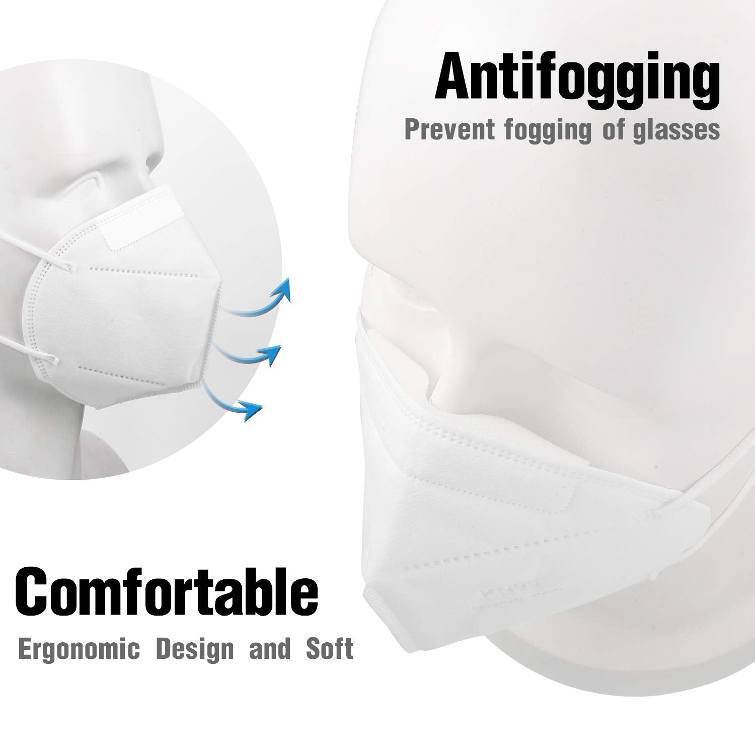 BBTO almohadillas puente nasal se adaptan a diversas formas de rostro.
