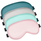 Bbto seda ojos dormir frente, mascarilla suave que bloquea la luz para dormir en cualquier lugar