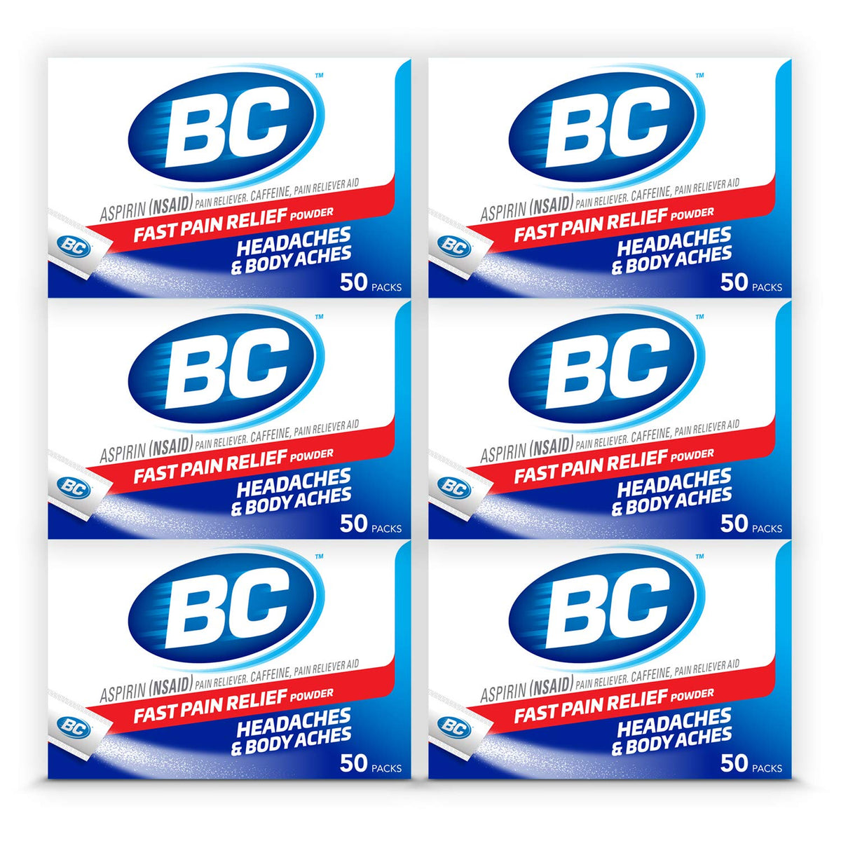 BC Powder Original Strength en empaque portátil, ideal para llevar.