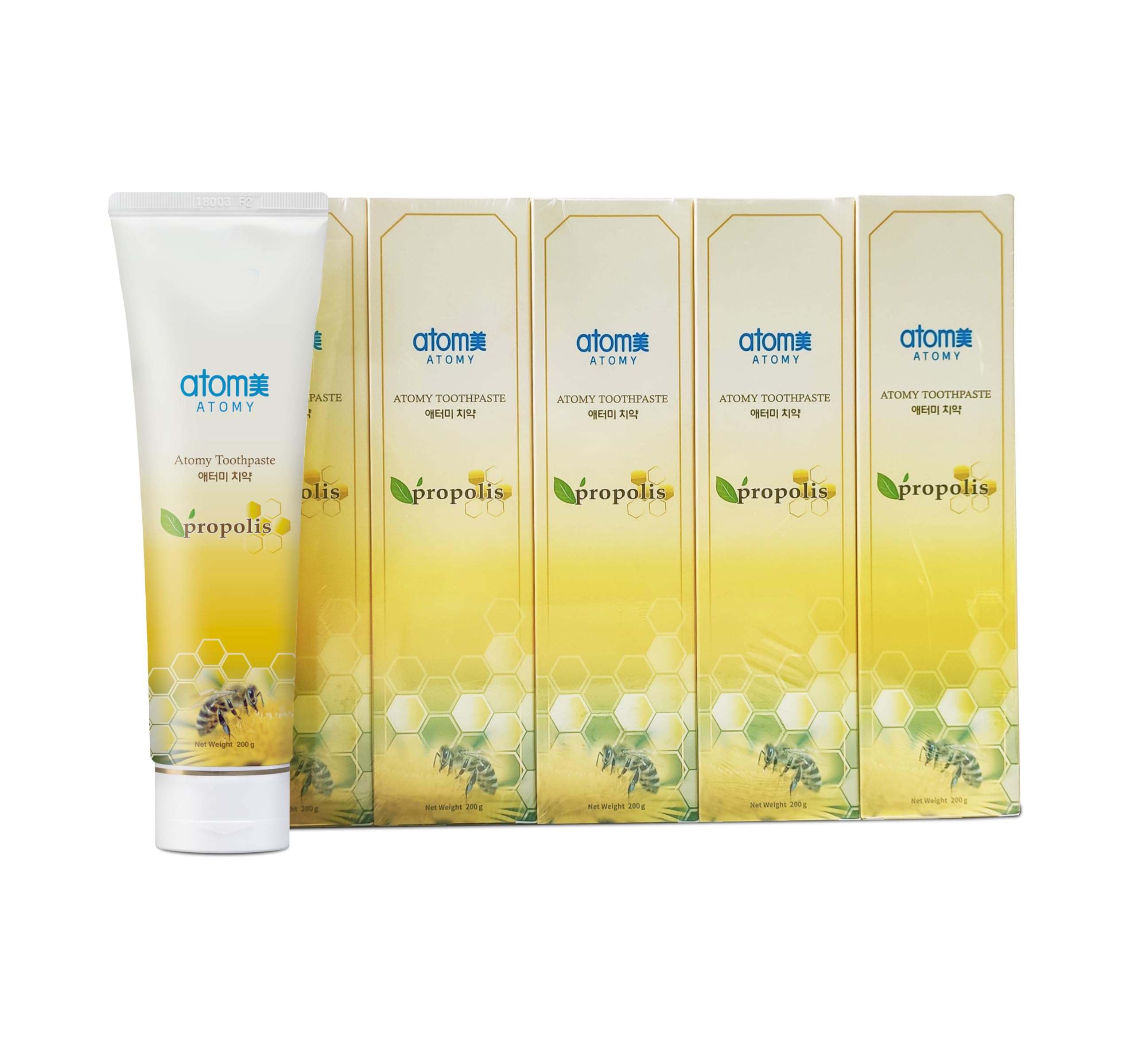 BC233 pasta de dientes Propolis en conjunto de 5 unidades para cuidado diario