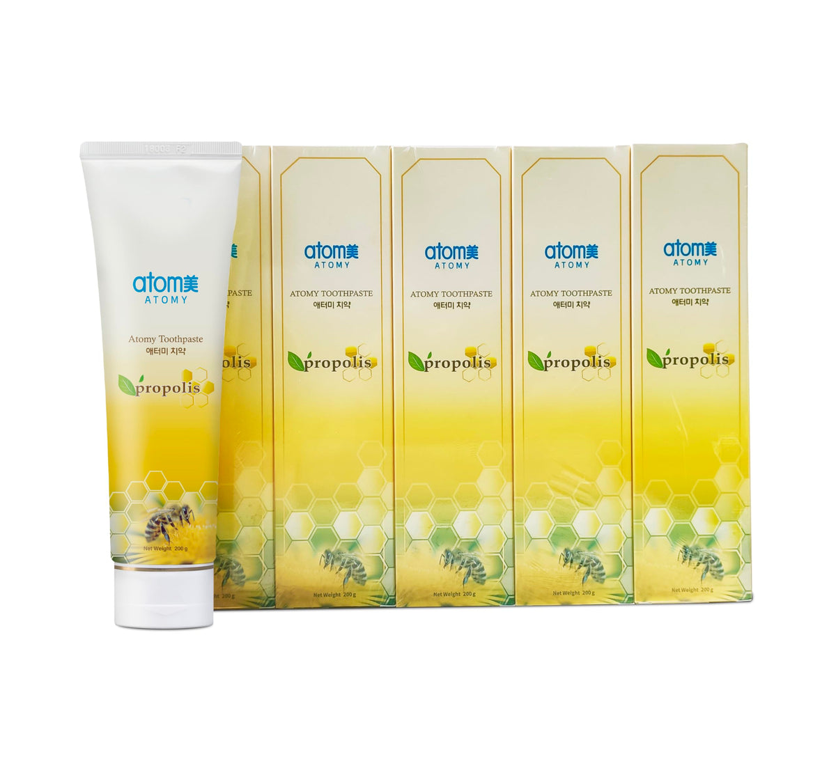 BC233 pasta de dientes Propolis en conjunto de 5 unidades para cuidado diario
