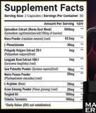 BCP PLUS MalePlus Performance, ingredientes naturales, maca y tribulus para apoyo general.