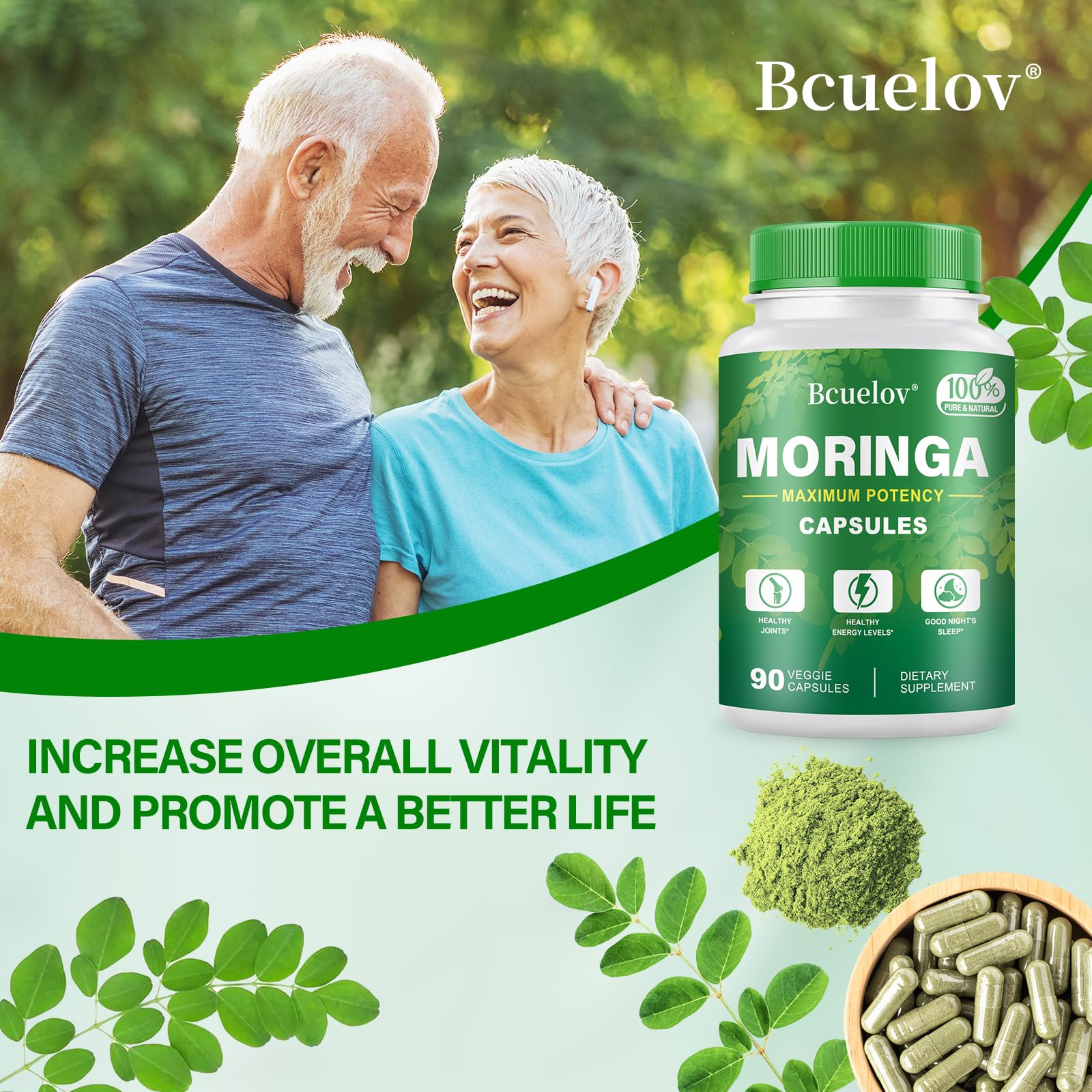 Bcuelov Moringa: uso diario recomendado para apoyo general.