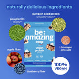 Proteína vegana BE AMAZING con fibra prebiótica de fruta para digestión