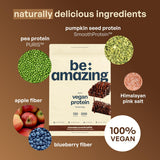 BE AMAZING Proteína vegana, perfecta para smoothies matutinos y meriendas rápidas.