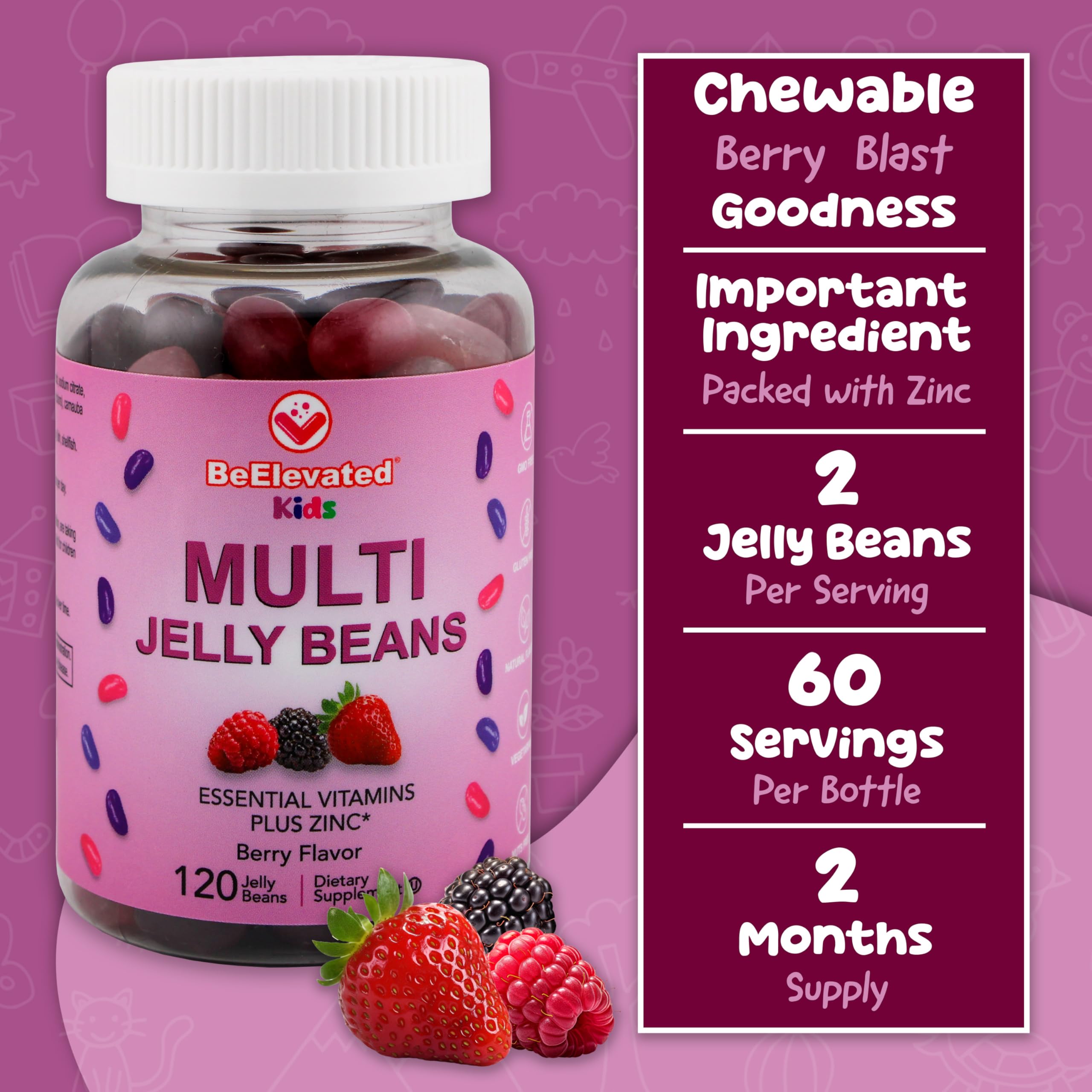 BeElevated gominolas sin gluten y sin nueces, aptas para varias dietas.