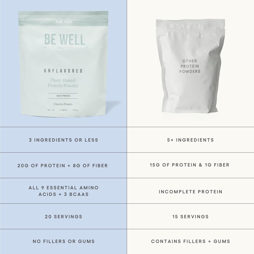 Be Well by Kelly Chocho Protein con leche vegetal, sensación cremosa sin azúcar