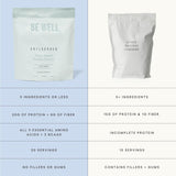 Be Well by Kelly Chocho Protein con leche vegetal, sensación cremosa sin azúcar