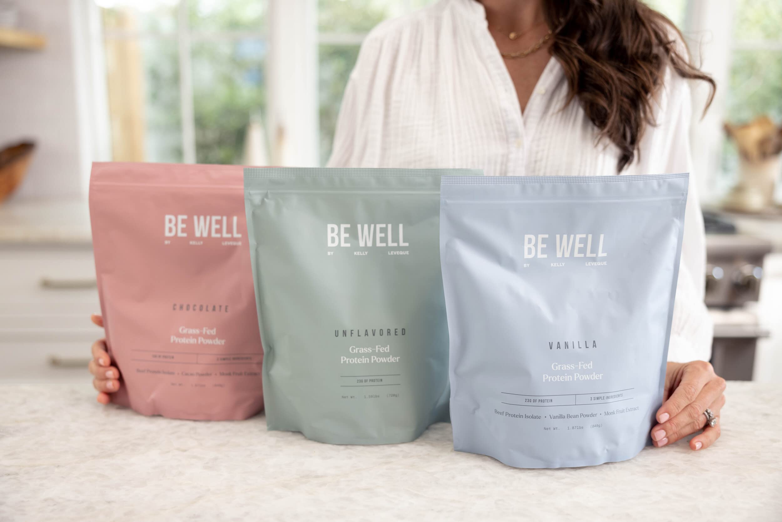 Be Well by Kelly envase práctico para almacenamiento