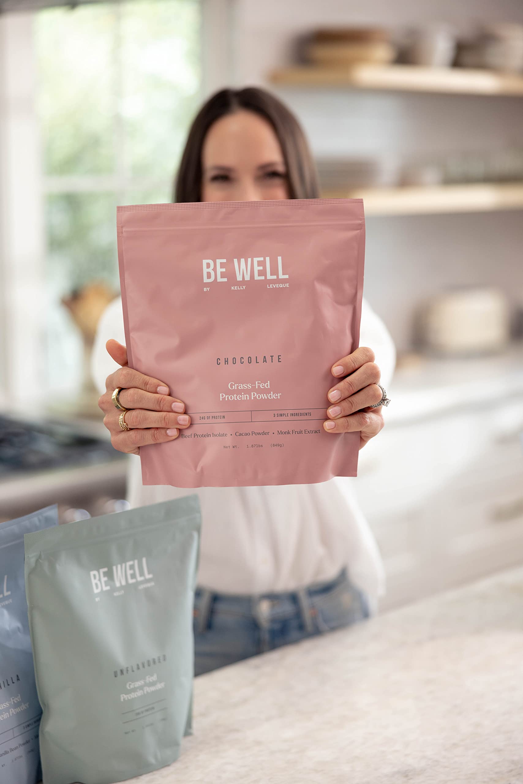 Be Well by Kelly mezcla para batido en leche, textura suave