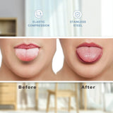 Bealihelp limpiador lengua, diseño curvo para raspado suave.