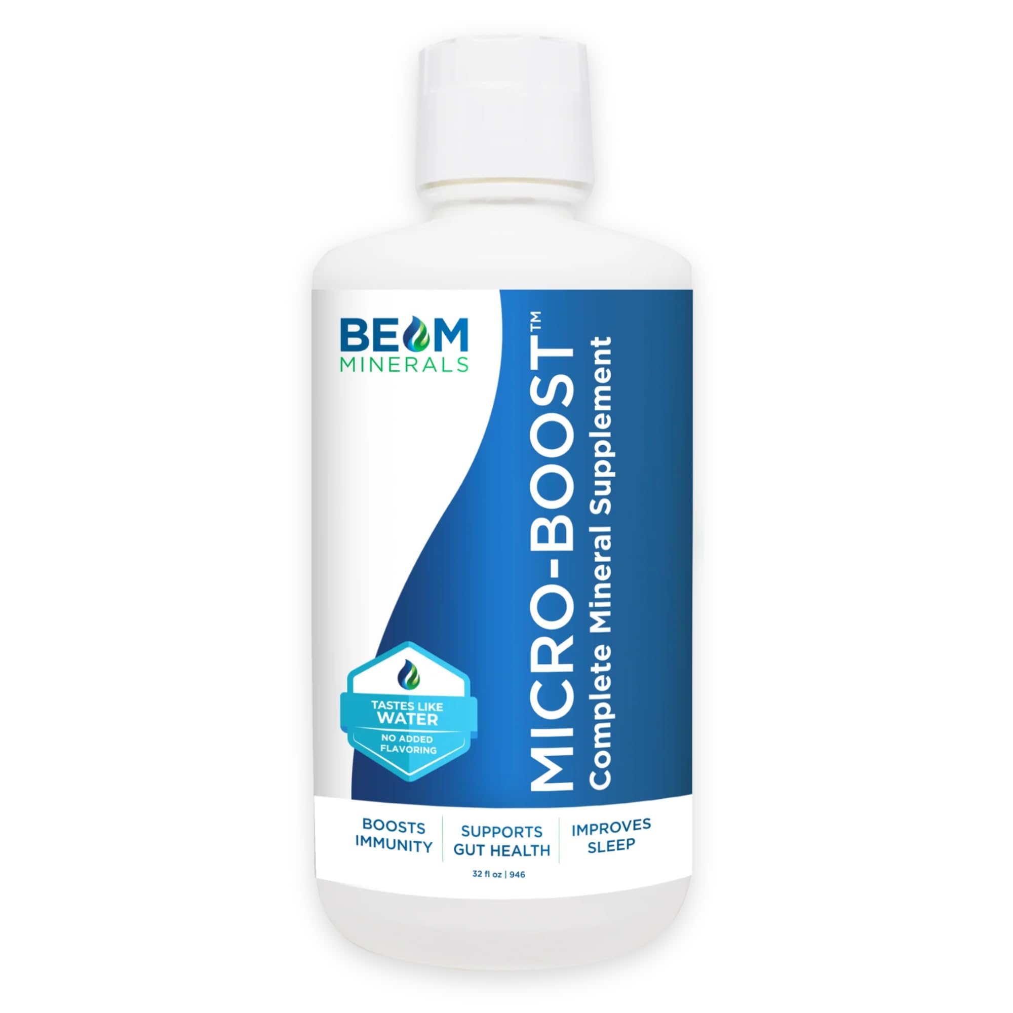 BEAM MINERALS Micro-Boost, botella-vertido, facilita energía diaria y vitalidad.