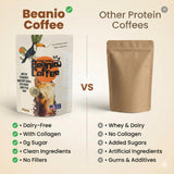 Envase Beanio, proteína de cafe para preparación rápida