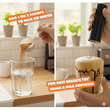 Mezcla cremosa Beanio, cafe con proteina para batido instantáneo