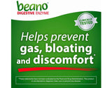 Beano control-digestivo en casa, opción práctica y conveniente.
