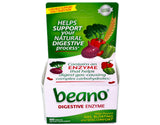 Beano etiqueta-informativa con indicaciones útiles para usuarios.