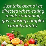 Beano: tabletas digestivas vegetarianas para digestión suave