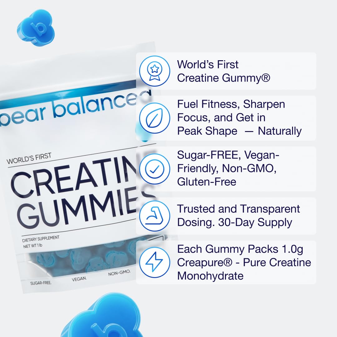 Etiqueta Bear Balanced con matriz Creatina+ y beneficios clave