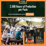 Protección duradera hasta 10 horas por brazalete Bear Grylls