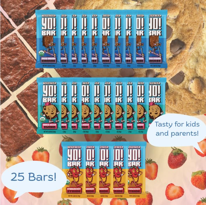 Ingredientes orgánicos en Yo! Bar para niños