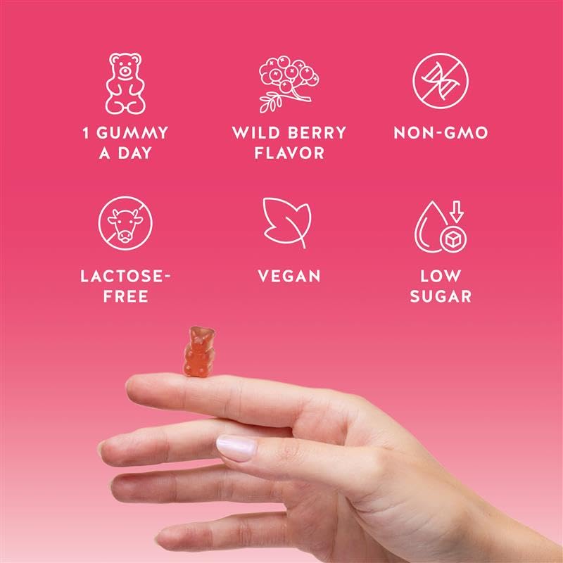 Bears with Benefits sabor frutal para rutina diaria