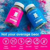 BEARVANA envases-dos-gominolas: dos frascos listos para llevar.