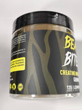 Porción de 3 gomitas BEAST BITES Nutrition de creatina, para entrenamiento.