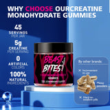 Tapa y cierre del frasco BEAST BITES para conservar la frescura.