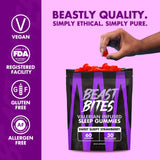 Beast Bites producido en EE. UU. con ingredientes de origen global para una calidad constante