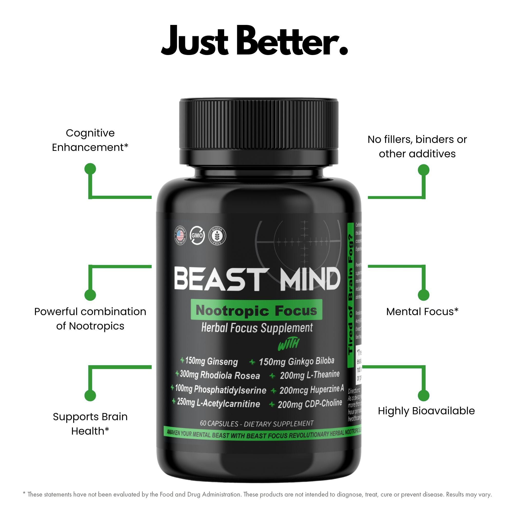 Beast Mind Focus mayor claridad mental para decisiones con confianza.