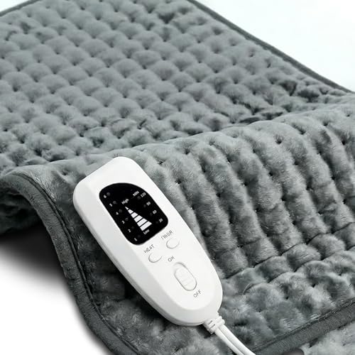 Beautiken almohadilla eléctrica de calor para relajar músculos y uso diario.