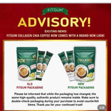 Beauty Milk Fit Gum Collagen Chia Coffee preparación: disuelve fácilmente para un impulso matutino