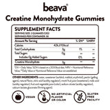 Beava gomitas de creatina monohidratada, entrenamiento diario, soporte para resistencia anaeróbica.