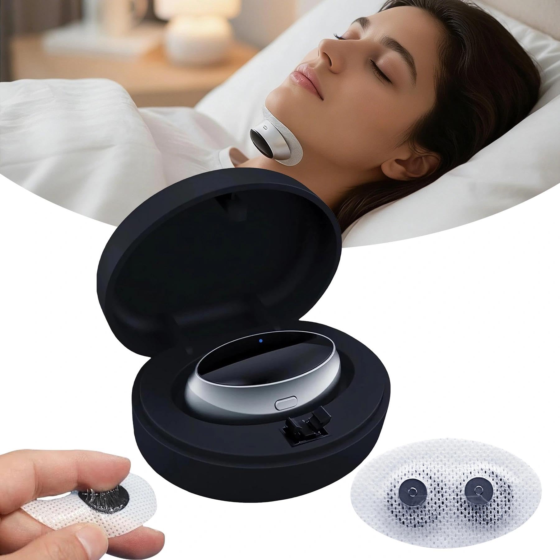 Dispositivo BEBESIRI anti-ronquidos portátil con 3 velocidades para dormir mejor
