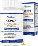 Bebien fit alfa lipoico 600mg cápsula para soporte nervioso y energía celular.