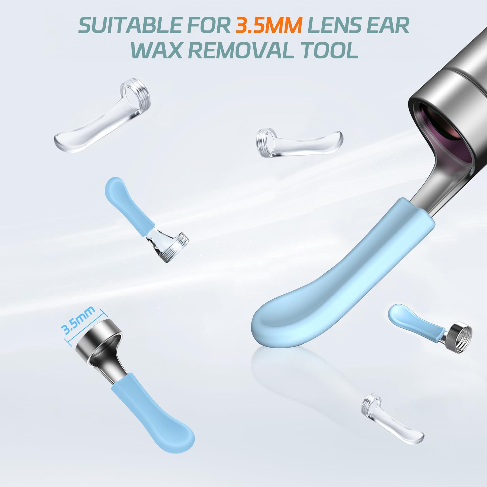 Diseño roscado BEBIRD con silicona, montaje rápido de puntas 3.5 mm.