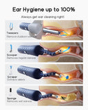BEBIRD Earsight Plus: pinzas suaves para limpieza más delicada.