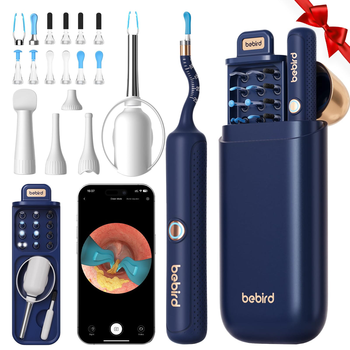 BEBIRD Earsight Plus R37R: cámara de oreja flexible para inspección detallada