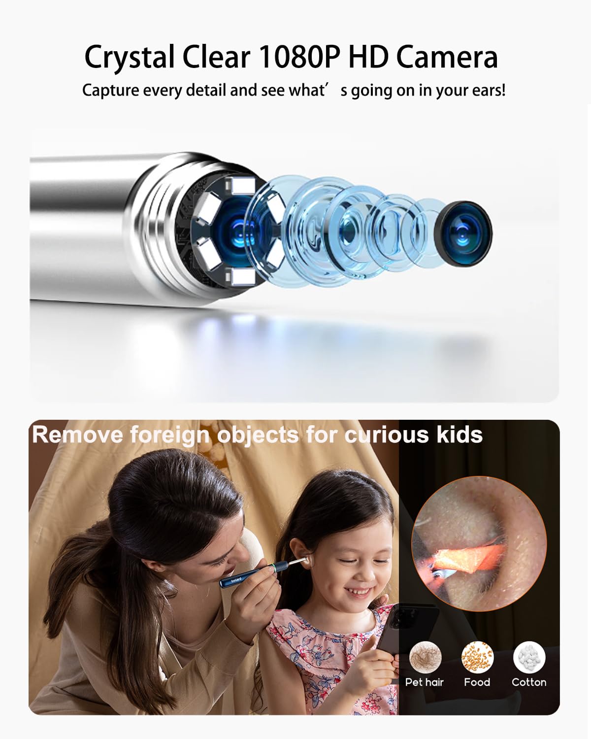 Bebird Pro Note5 tapas oidos de colores para toda la familia