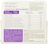 Bedoyecta Niños masticables, ingredientes clave visibles, favorece desarrollo nutricional para niños activos.