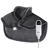 Bedsure almohadilla calefactable para cuello y hombros, calor cómodo para tensiones diarias.