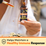 Bee & You Propóleo para salud respiratoria, uso diario en gotas