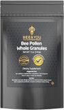 BEE & YOU Polen de abeja para smoothies, mezcla fácil en bebidas saludables.