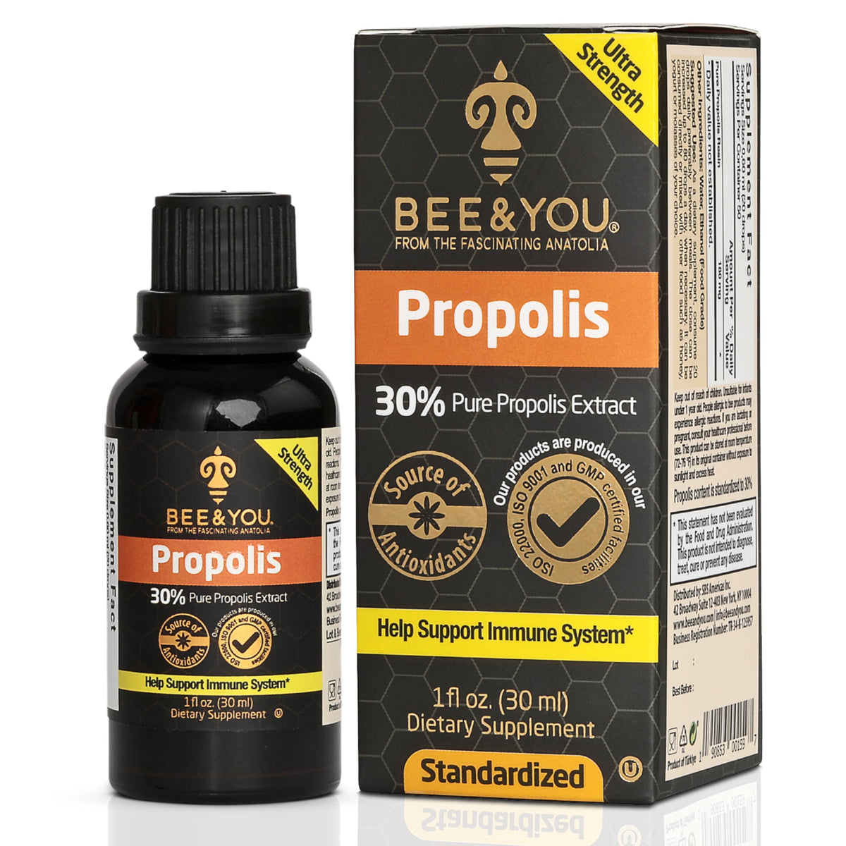 Bee & You Propóleo líquido en gotas para fortalecimiento inmunológico