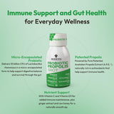 Bee & You Propolis Probiotico Microencapsulado, salud intestinal en primer plano.