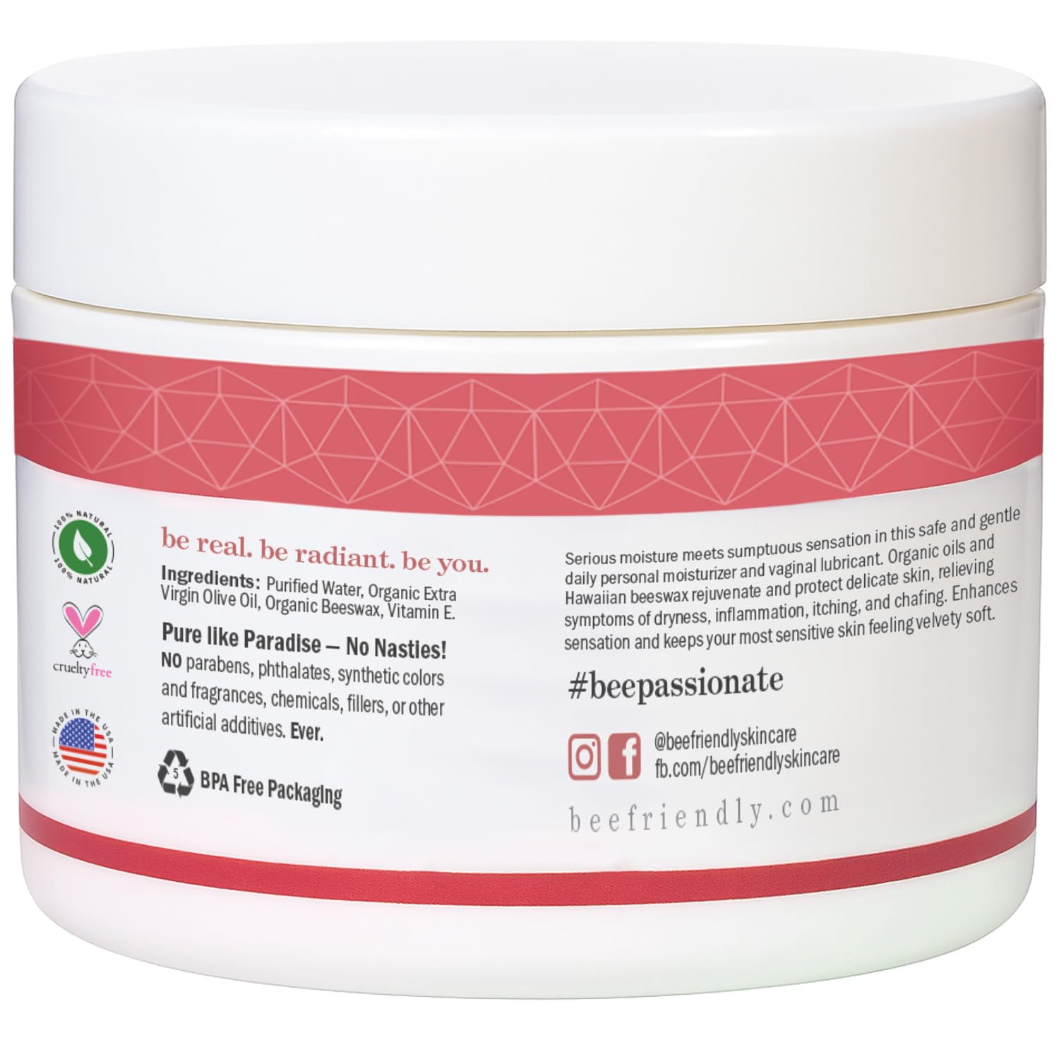 Hidratación y reparación de la piel vulvar con BeeFriendly